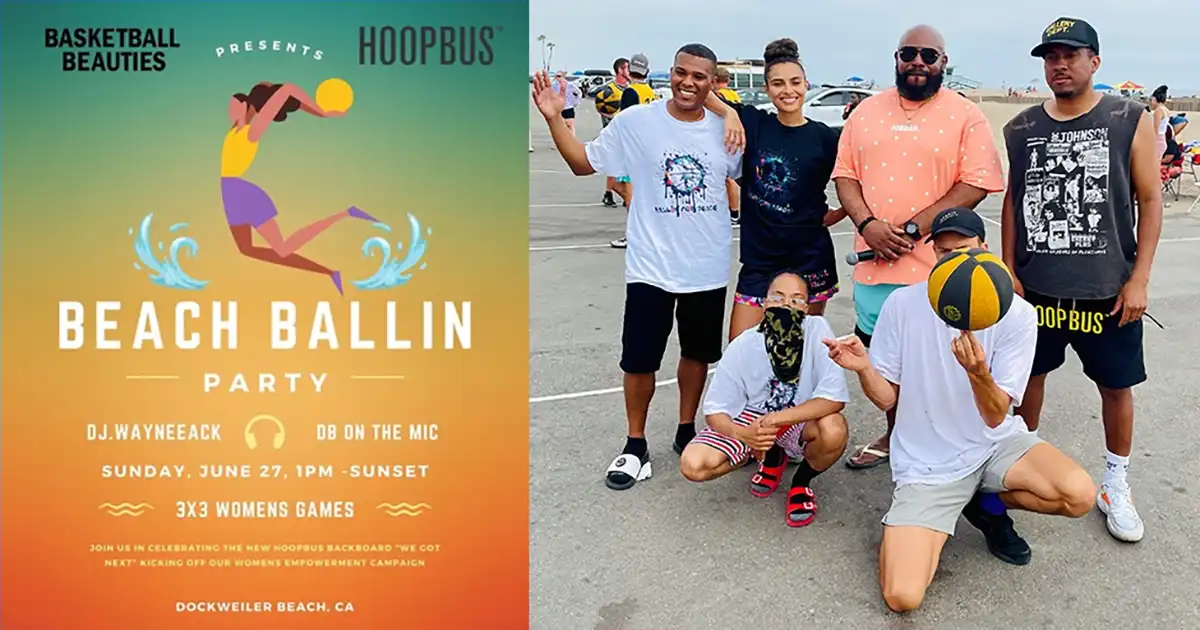 Ballin' for Peace Brittany Lucio Basketball Beauties League Hoop Bus Highlights