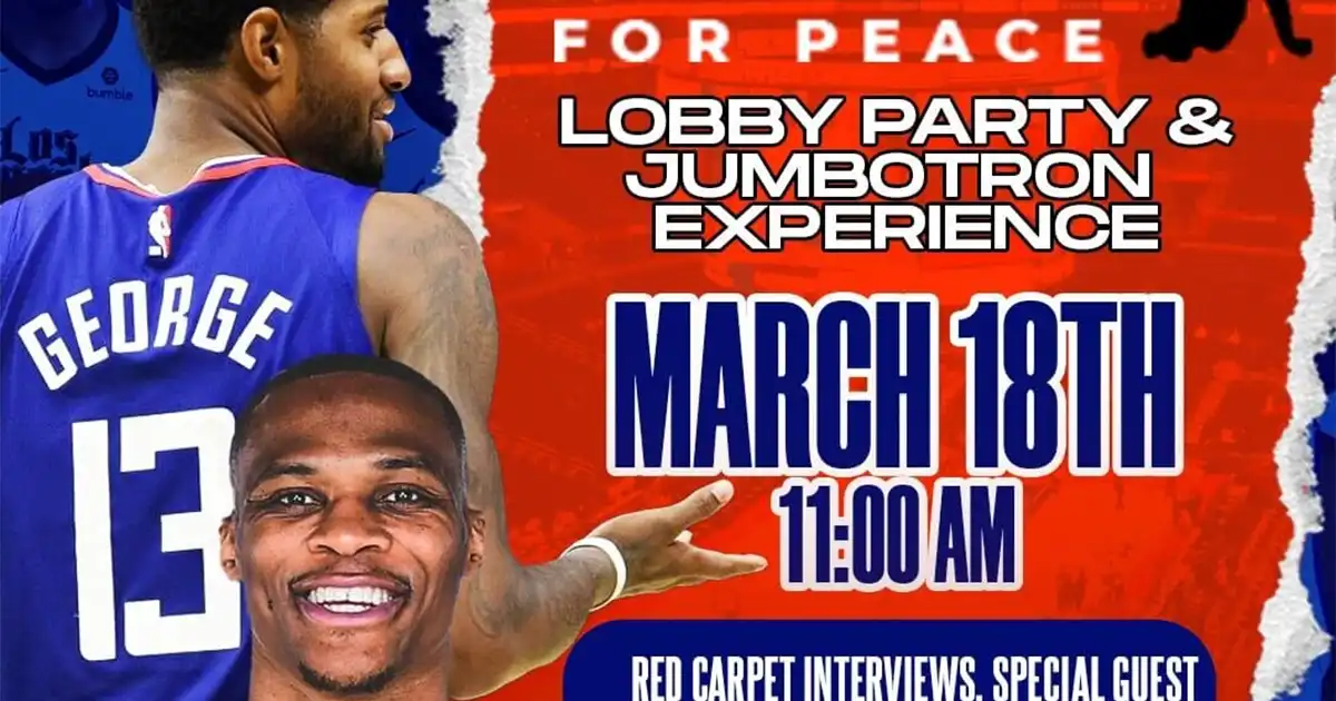 Ballin' for Peace with the Clippers Saturday March 18th
