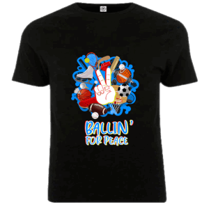 Ballin’ For Peace Logo Unisex T-Shirt